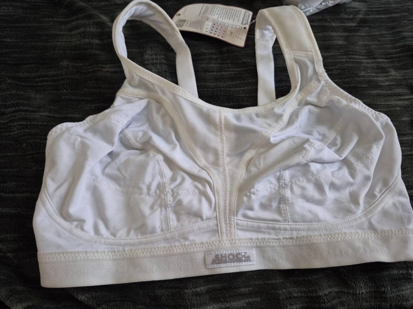 Shock Absorber White Sports Bra 34D