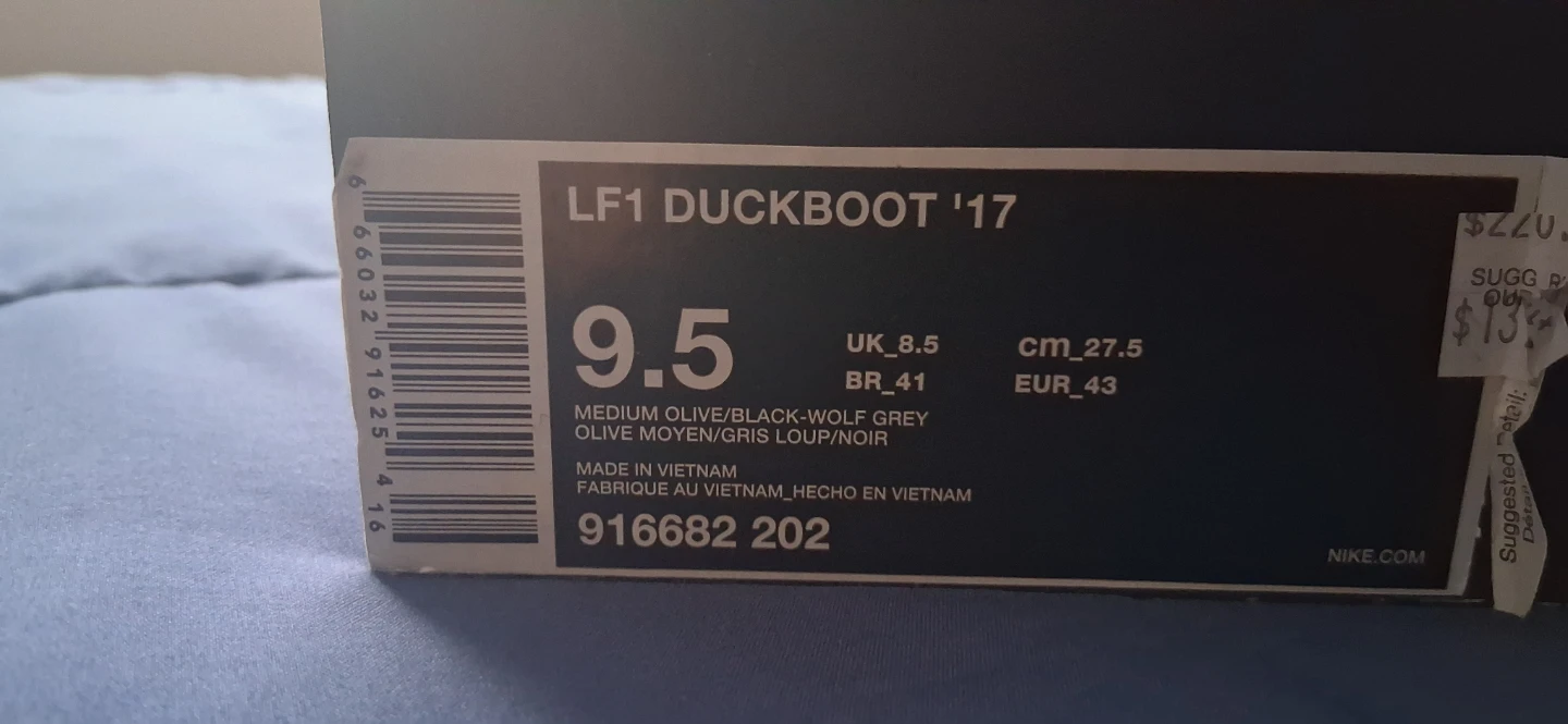 Used Nike Air Force 1 Duckboot '17 - Size 9.5 - photo 3