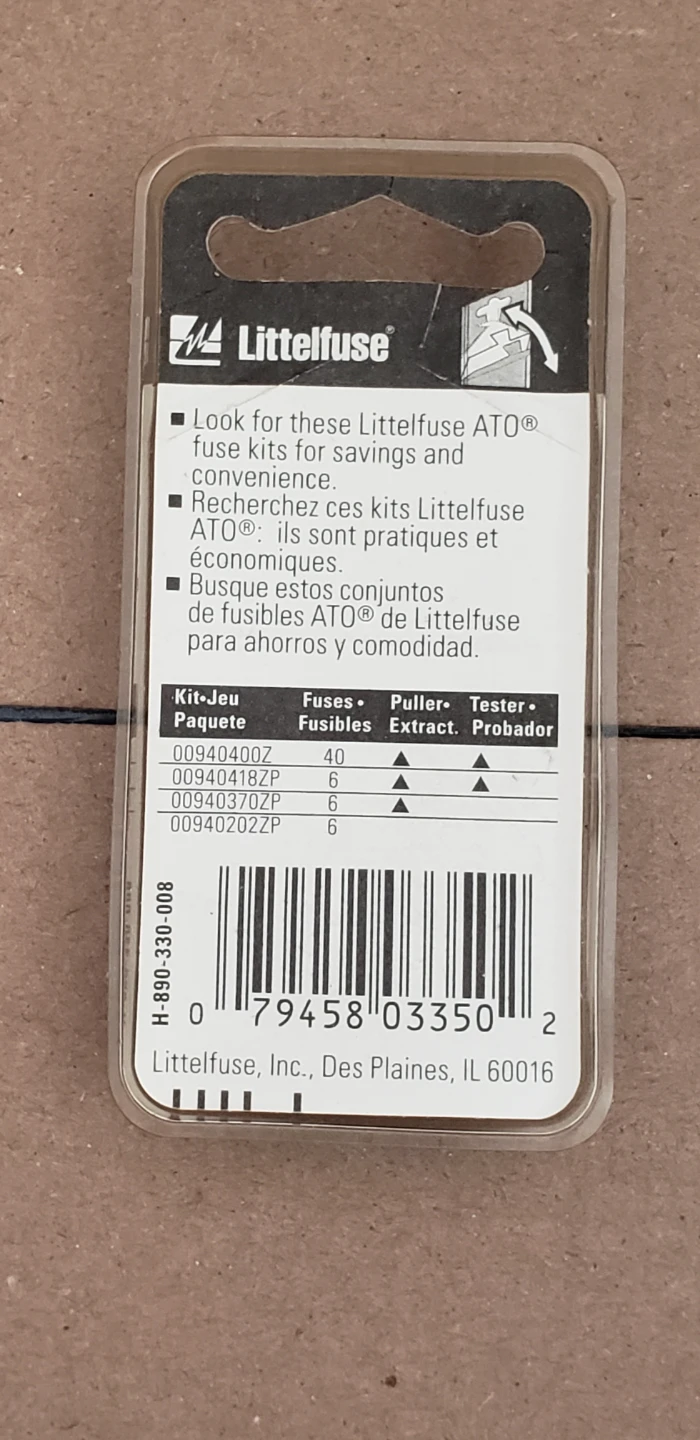Littelfuse ATO 15A Fuses (5 Pack) - photo 2