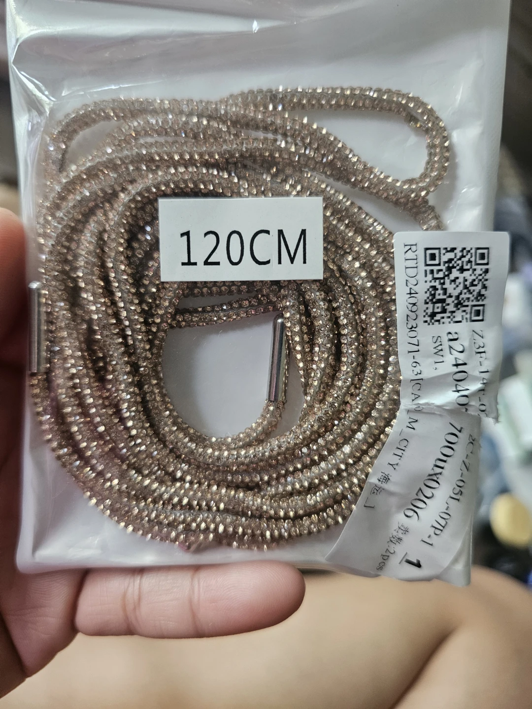 Rhinestone Shoelaces 120cm - photo 4