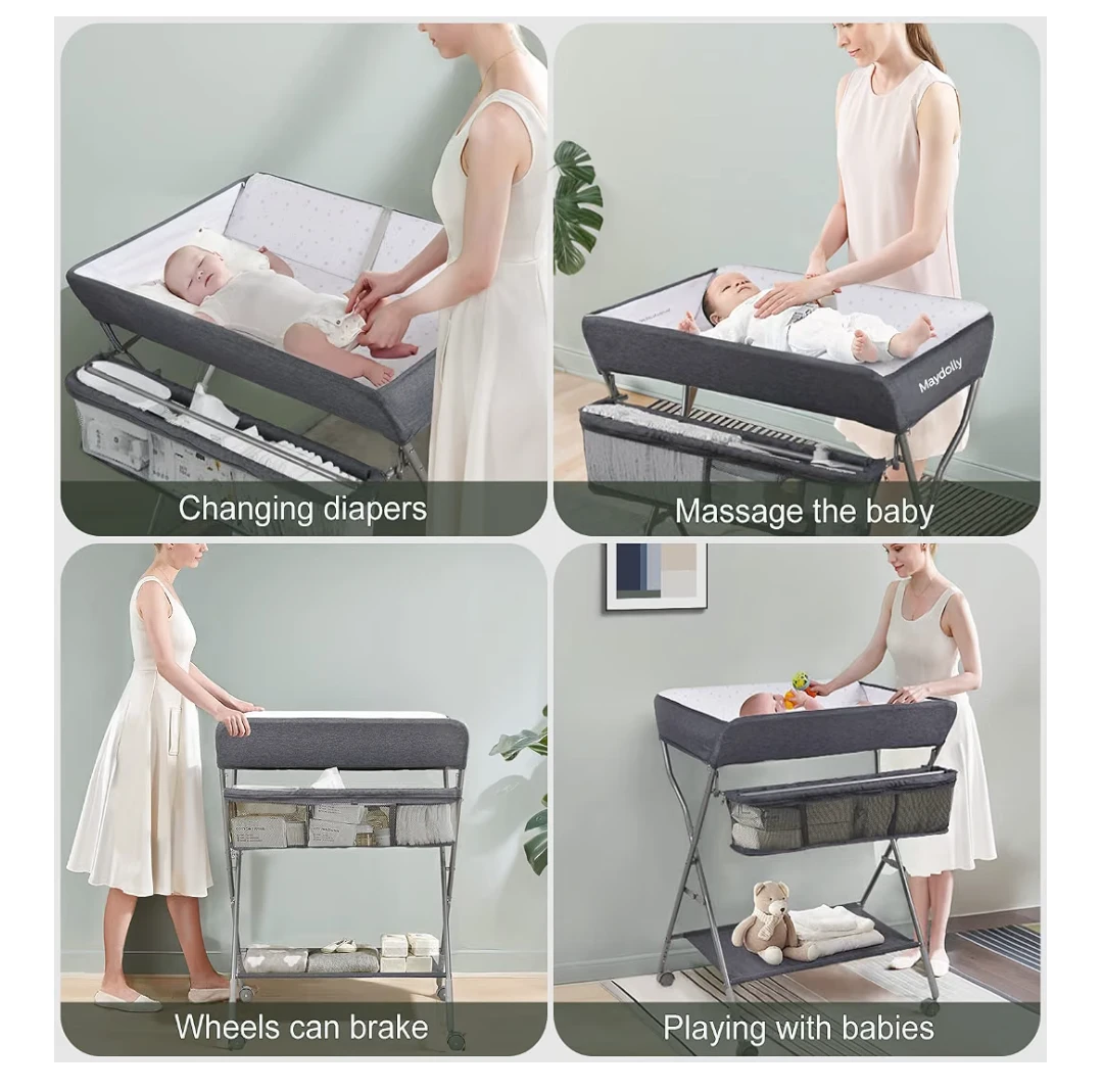 Maydolly Changing Table with Storage Baskets - photo 5