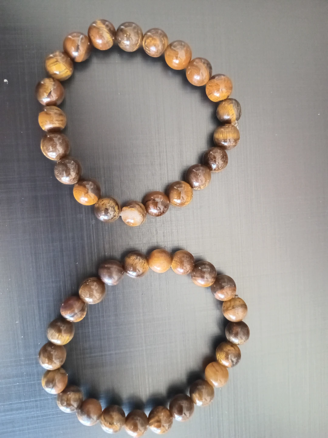 Two Tiger's Eye Beaded Bracelets