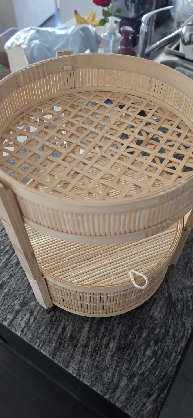 Ikea Bamboo vegetables and fruits Basket - photo 2