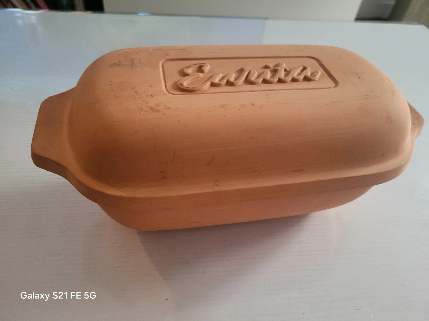 Eurita Terracotta Roasting Pan with Lid - photo 2