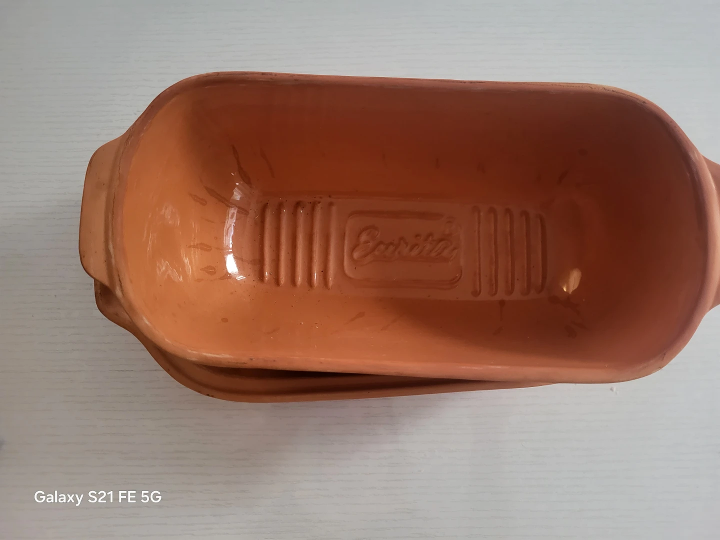 Eurita Terracotta Roasting Pan with Lid - photo 3