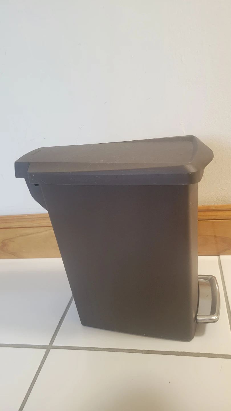 Brown Pedal Trash Can - photo 3