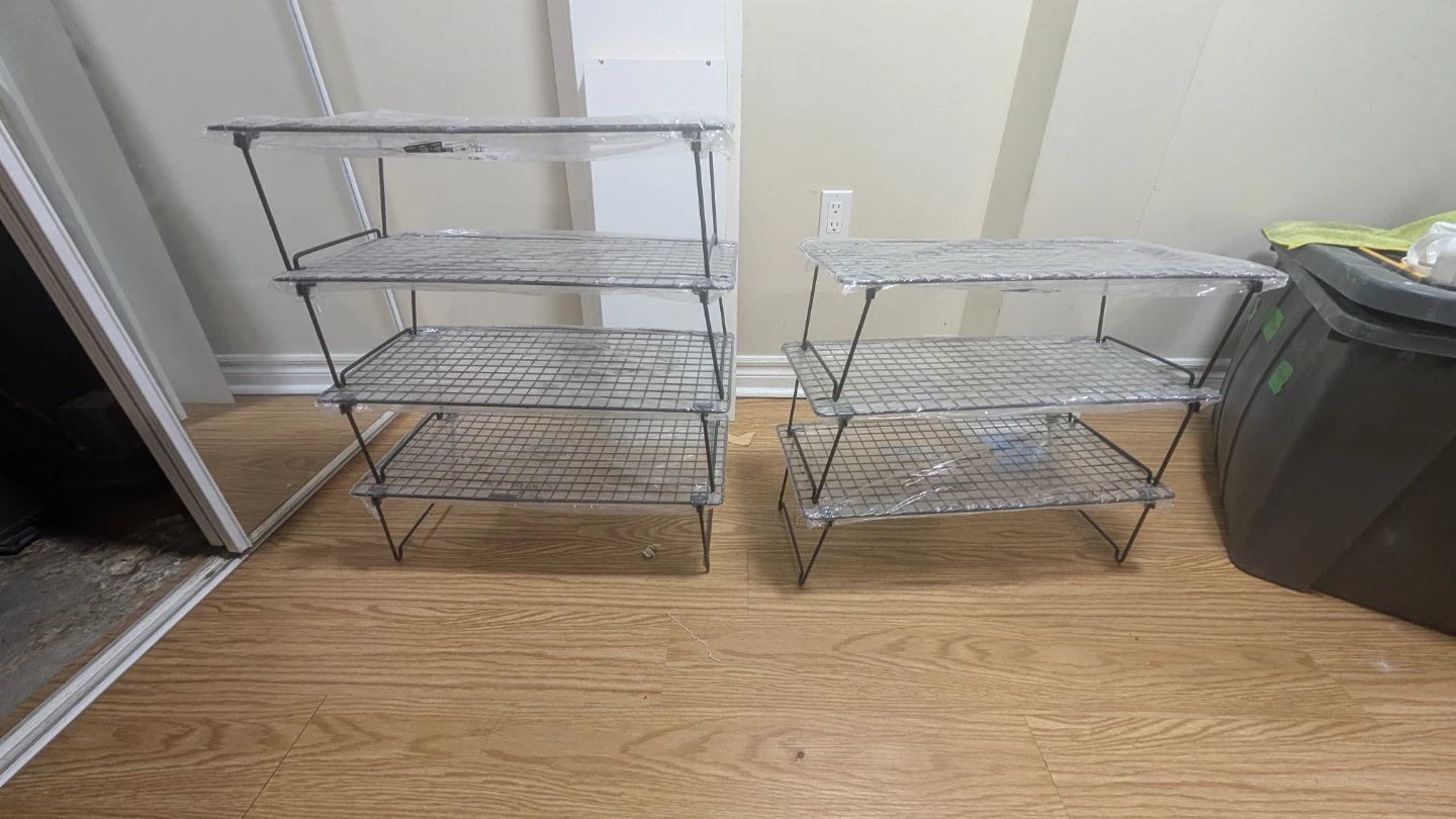 Set of 2 Wire Shelving Units