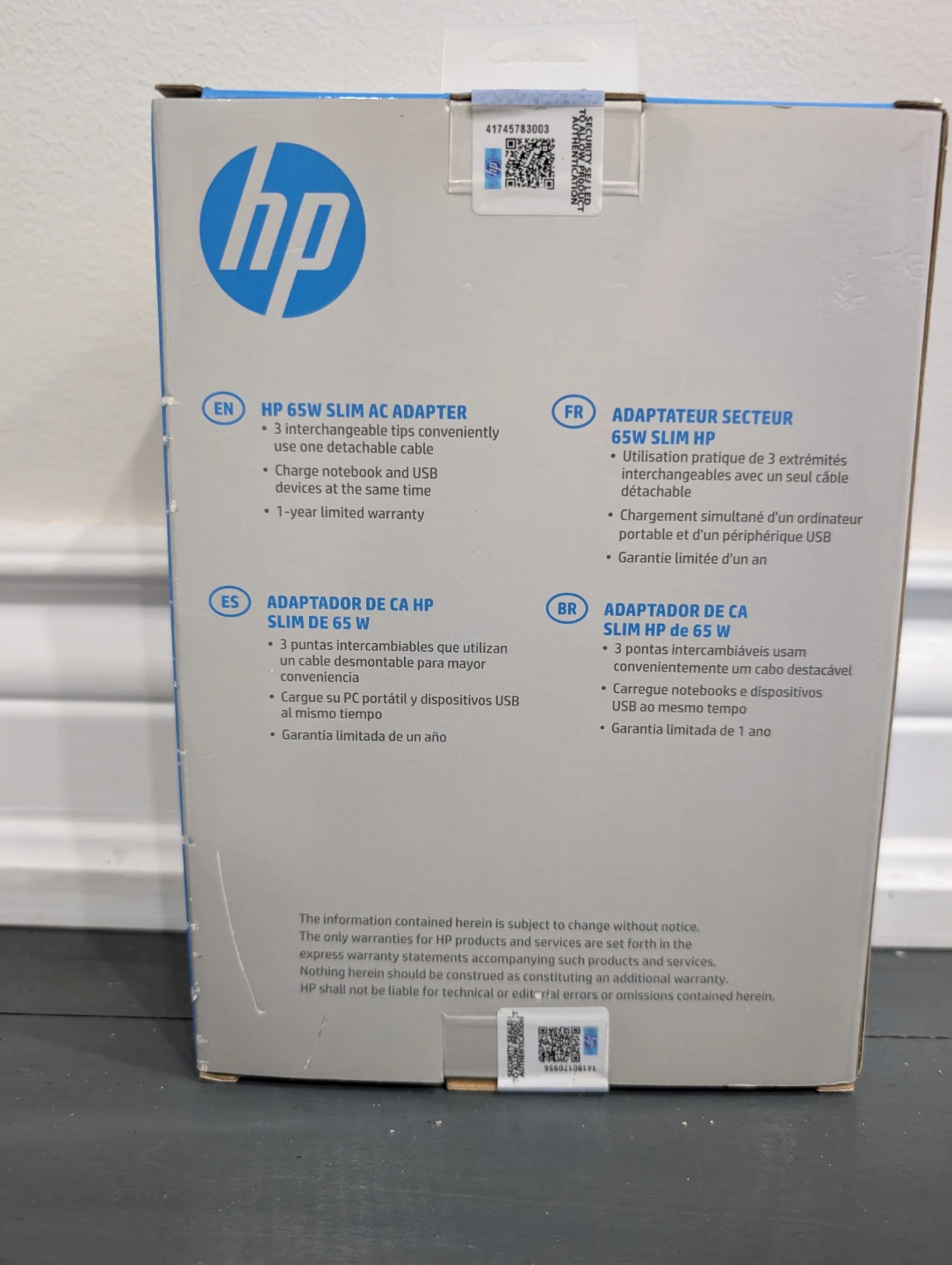 HP 65W Slim AC Adapter - photo 2