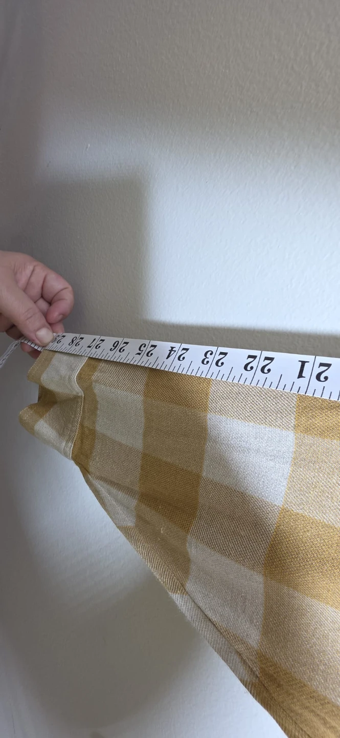 WILFRED FREE Yellow and White Buffalo Plaid Button-Up Shirt - photo 4