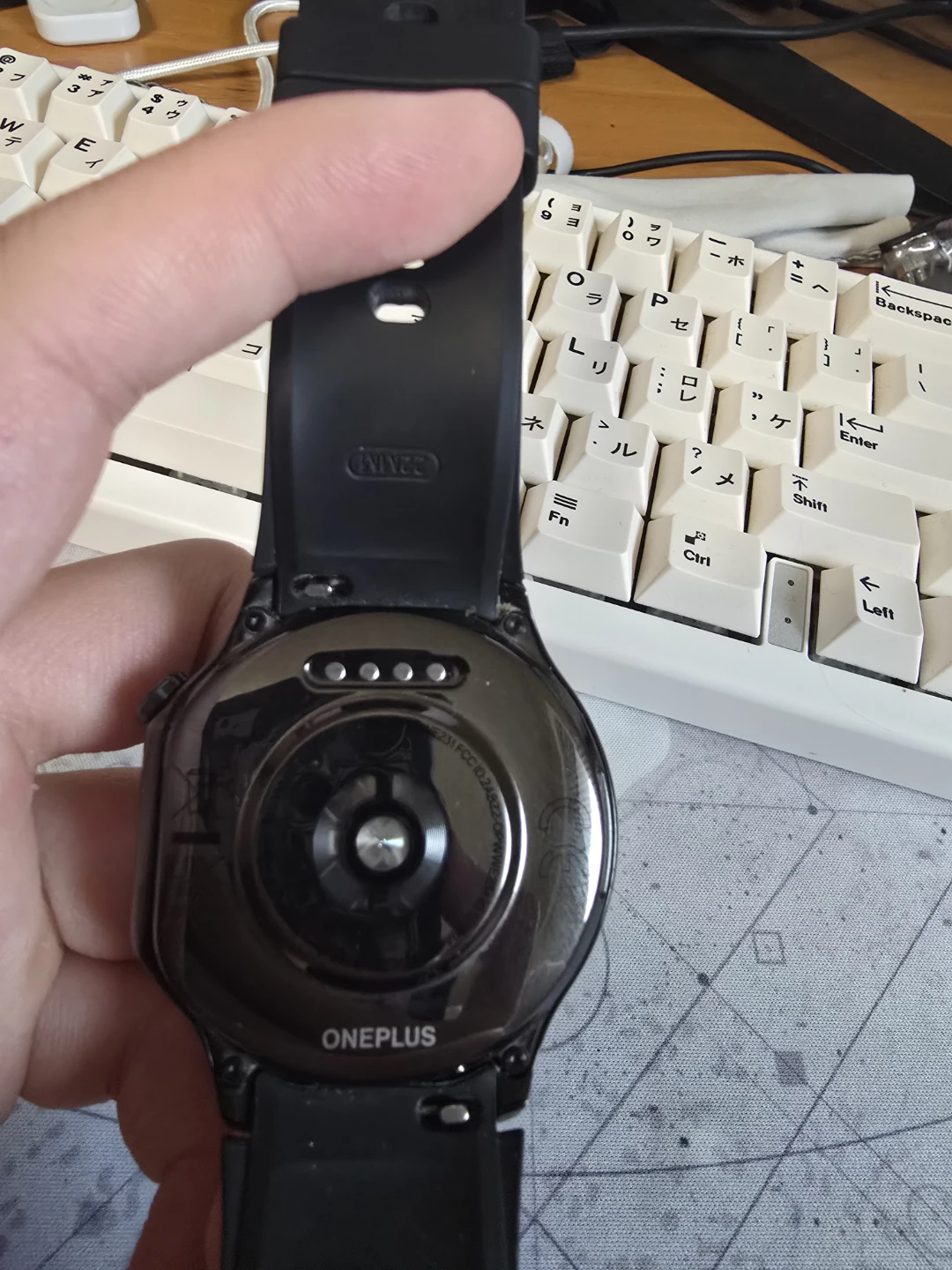 OnePlus Watch  2 w/ Black and Green Band - photo 2