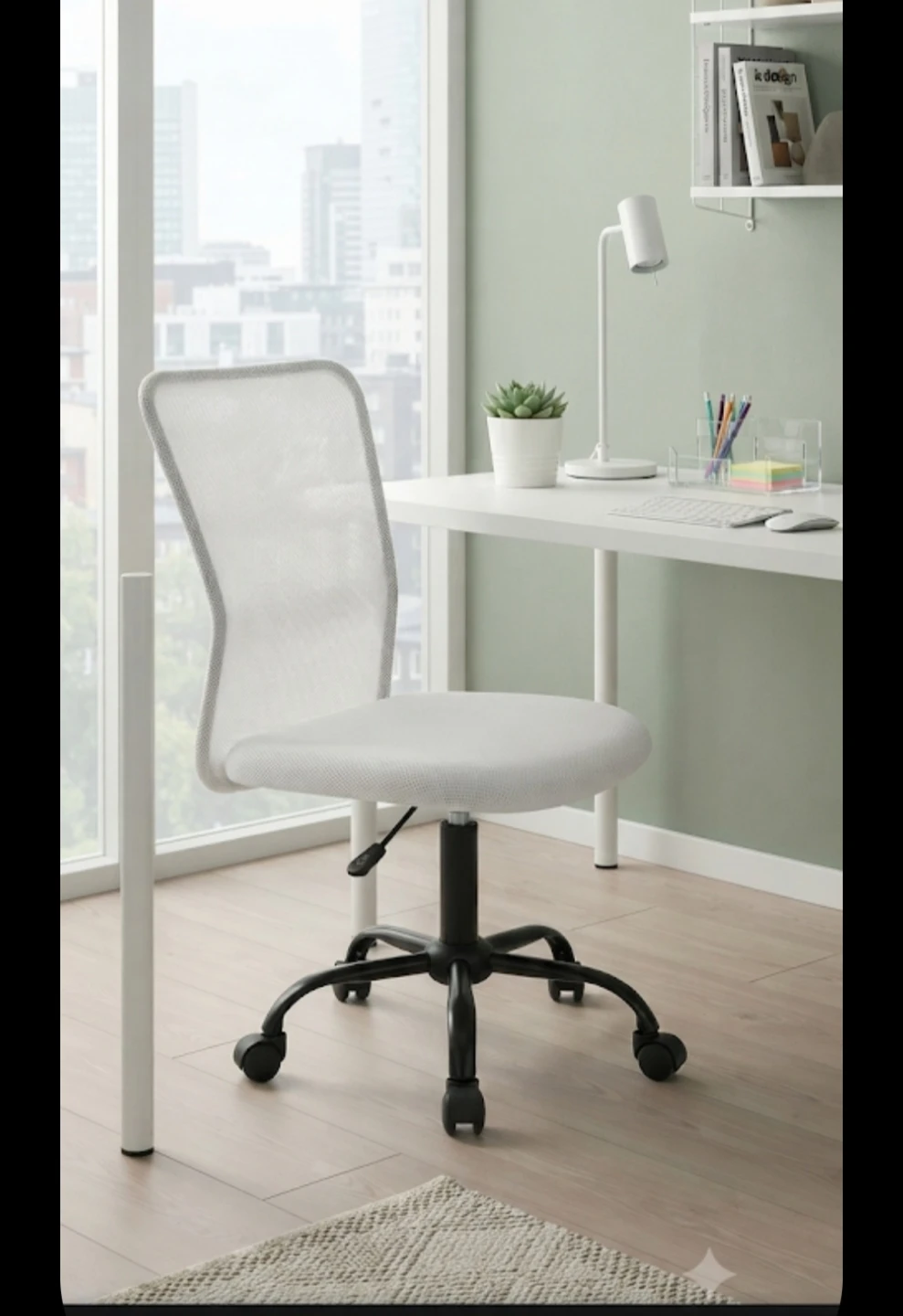 Brand new White Mesh Office Chair - photo 2