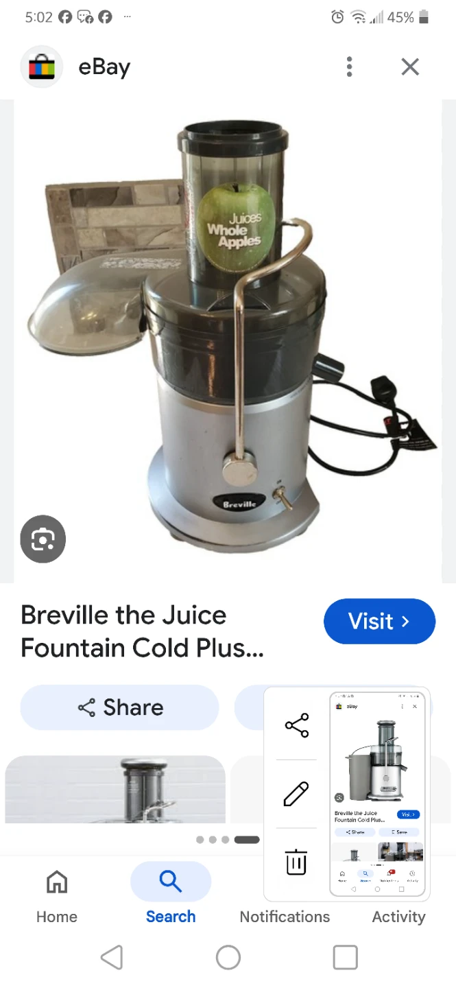 Breville the Juice Fountain Cold Plus Juicer