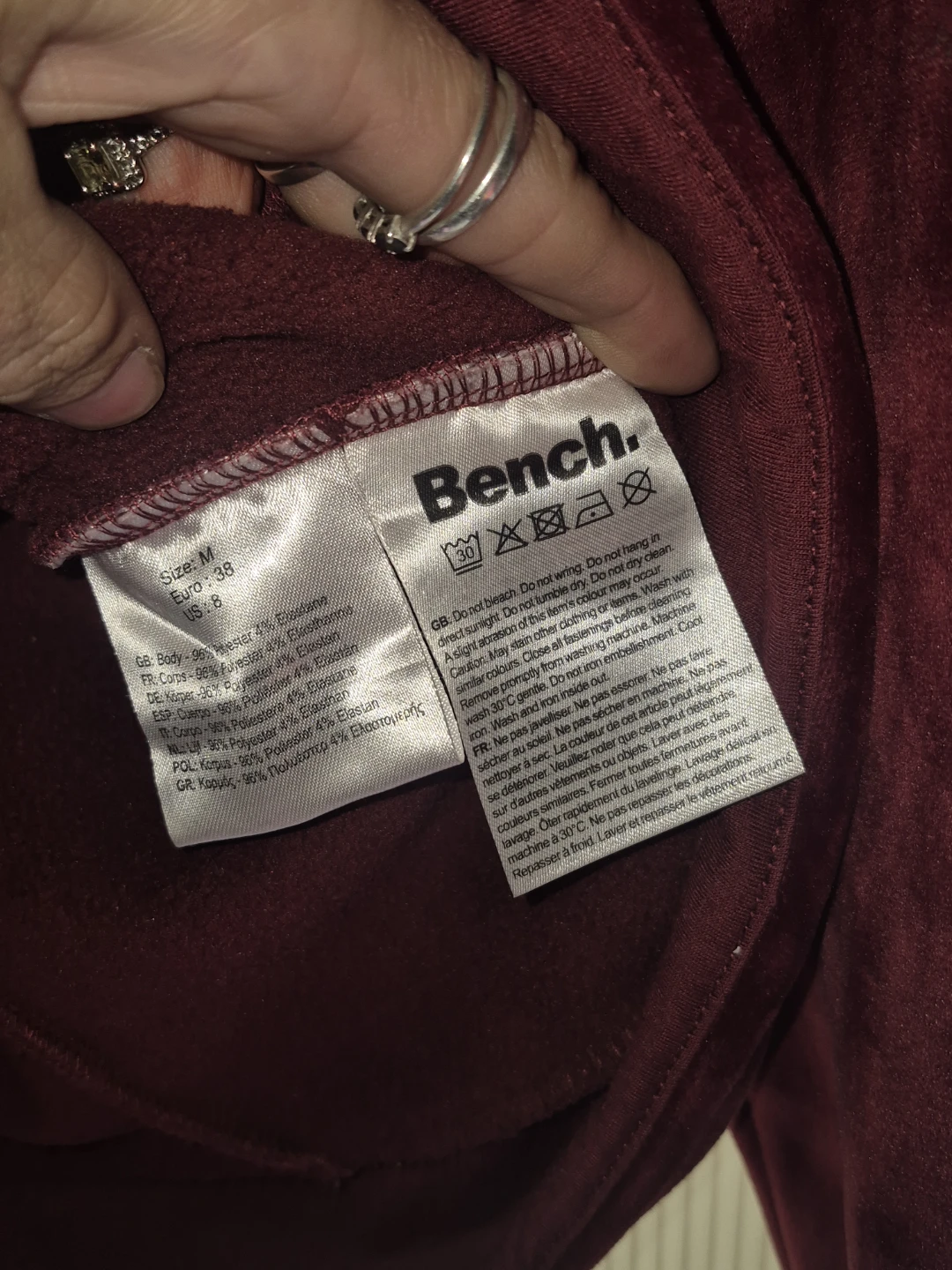 Bench Velour Zip-Up Hoodie - photo 2