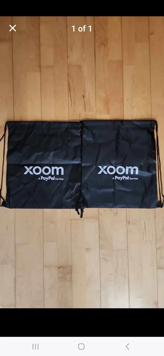 Xoom Black String Bags