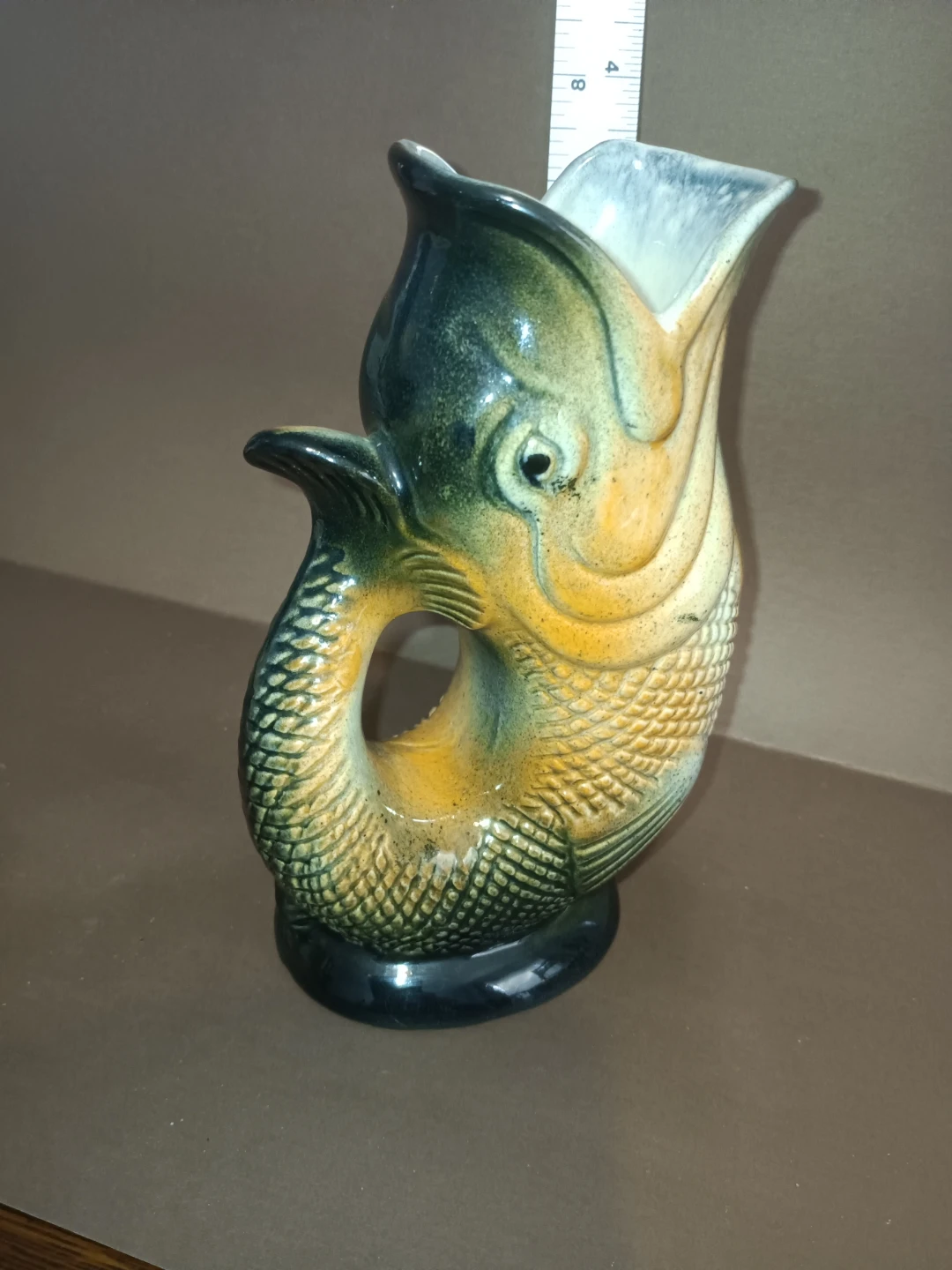 Vintage Fish Pitcher - Made in Canada by Charlottetown Pottery - photo 3