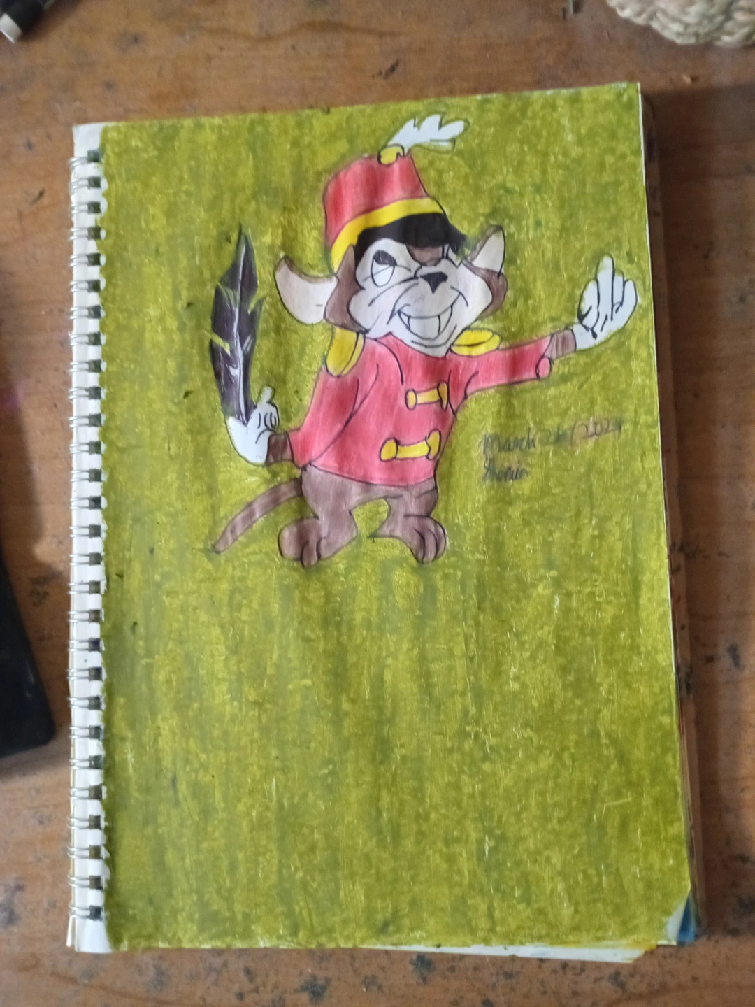 GREEN BACKGROUND: MOUSE CHARACTER - photo 2