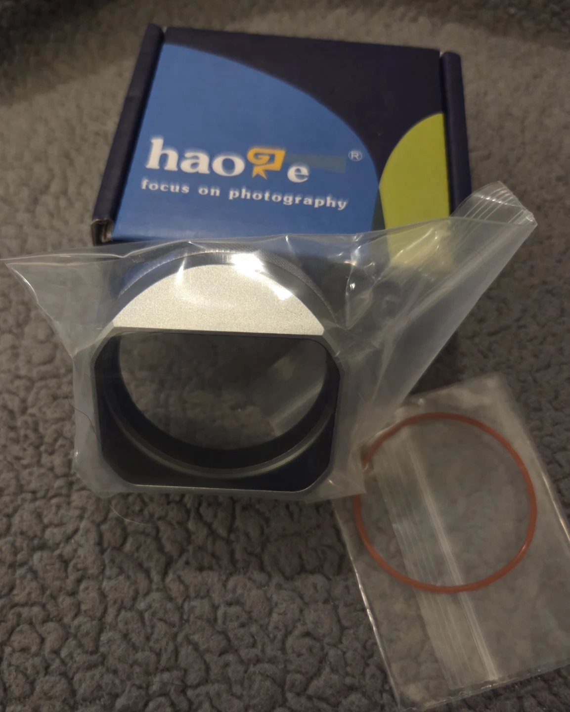 Brand new lens hood