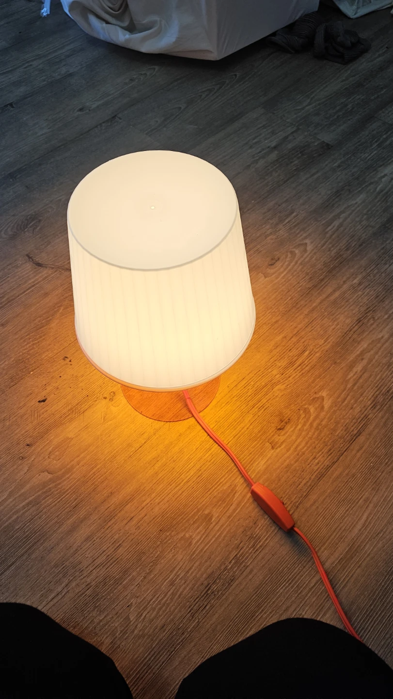 IKEA Orange Table Lamp