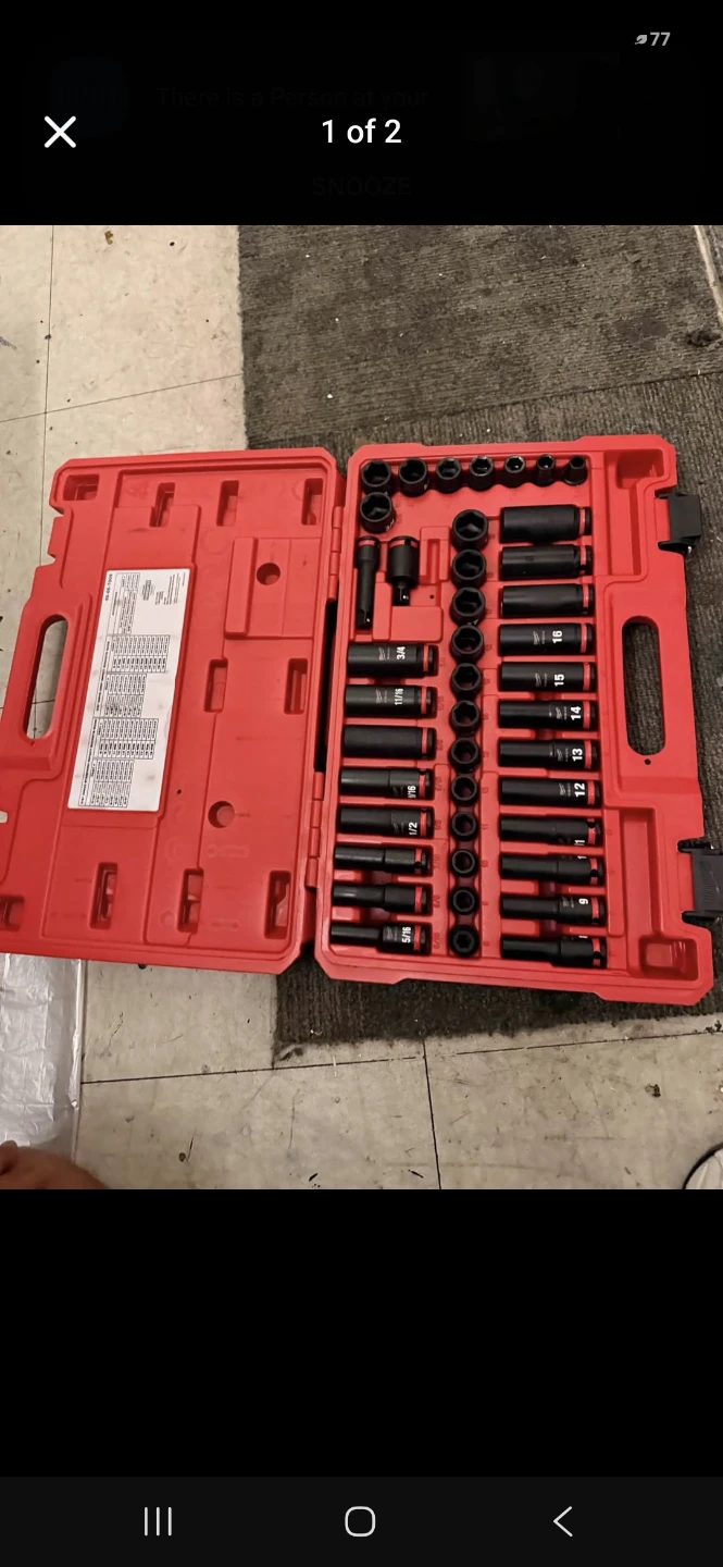 Milwaukee Socket Set  3/8
