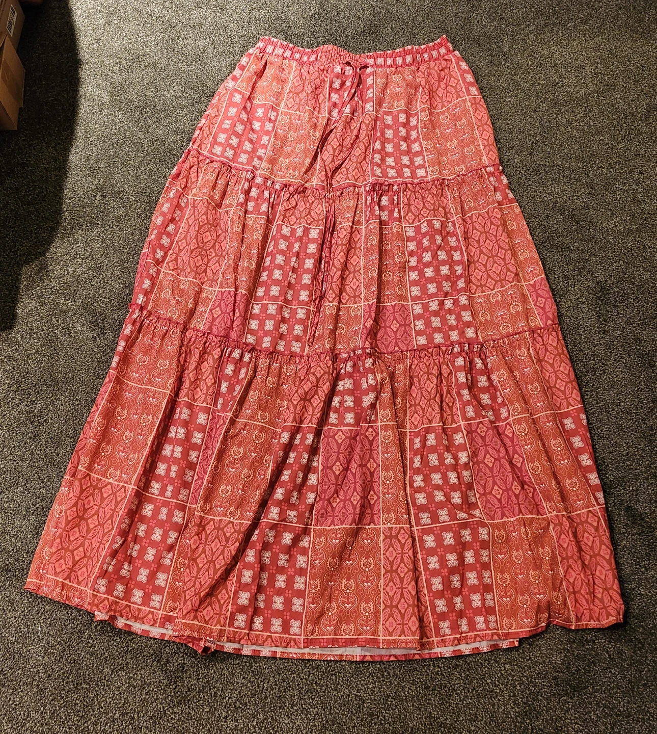 Tiered Maxi Skirt