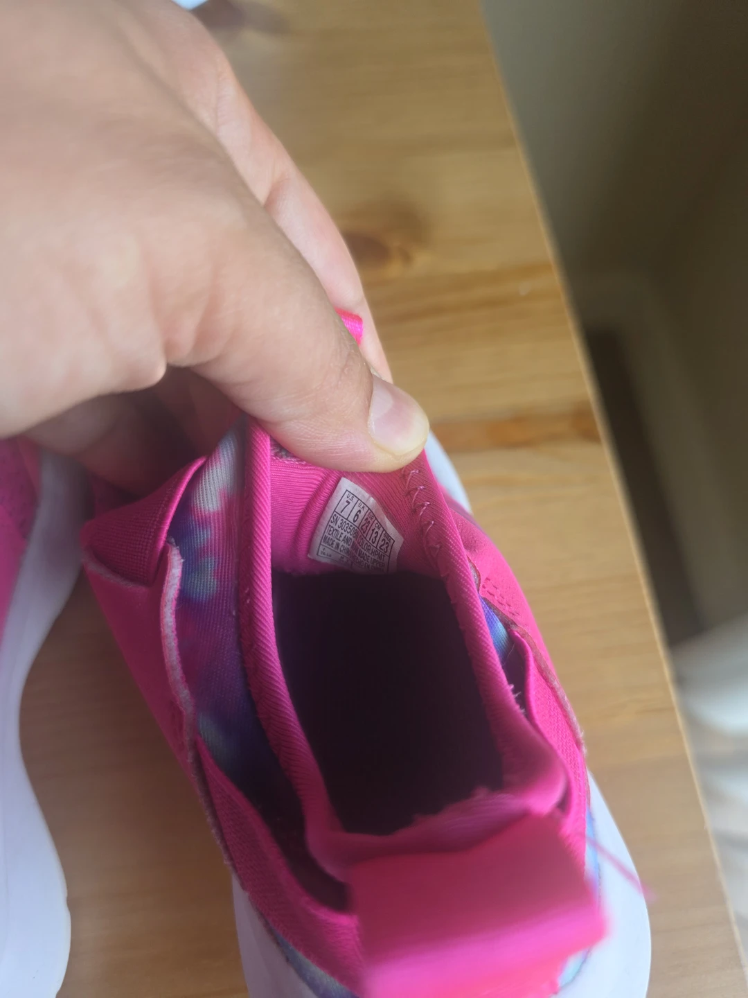 Pink and Grey Toddler Shoes