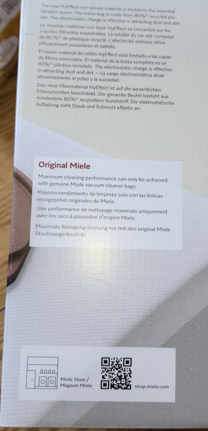 Miele HyClean Air XL Vacuum Bags SF-AA 50 - photo 3