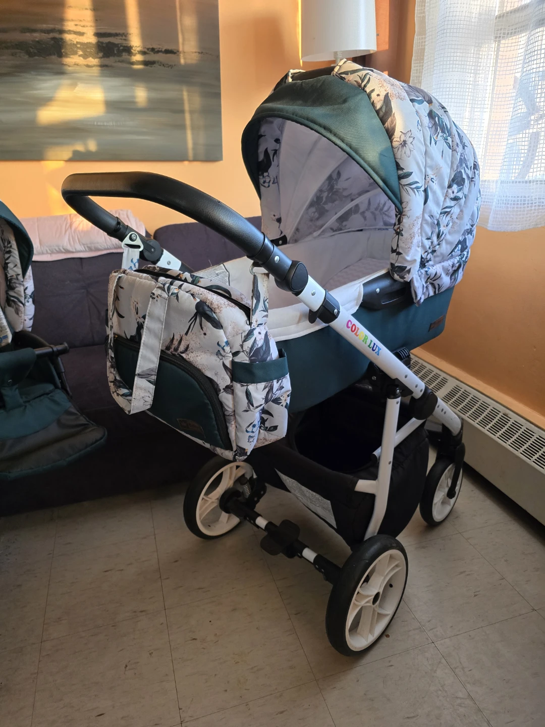 Color Lux Stroller Travel System with Bassinet & Car Seat - photo 5