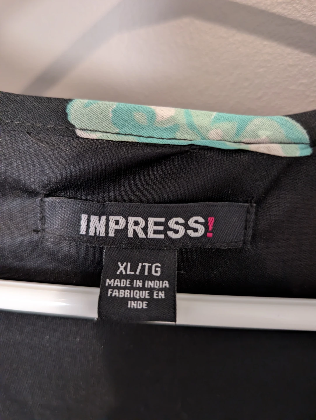 Impress! Black Floral Tiered Dress XL/TG - photo 3