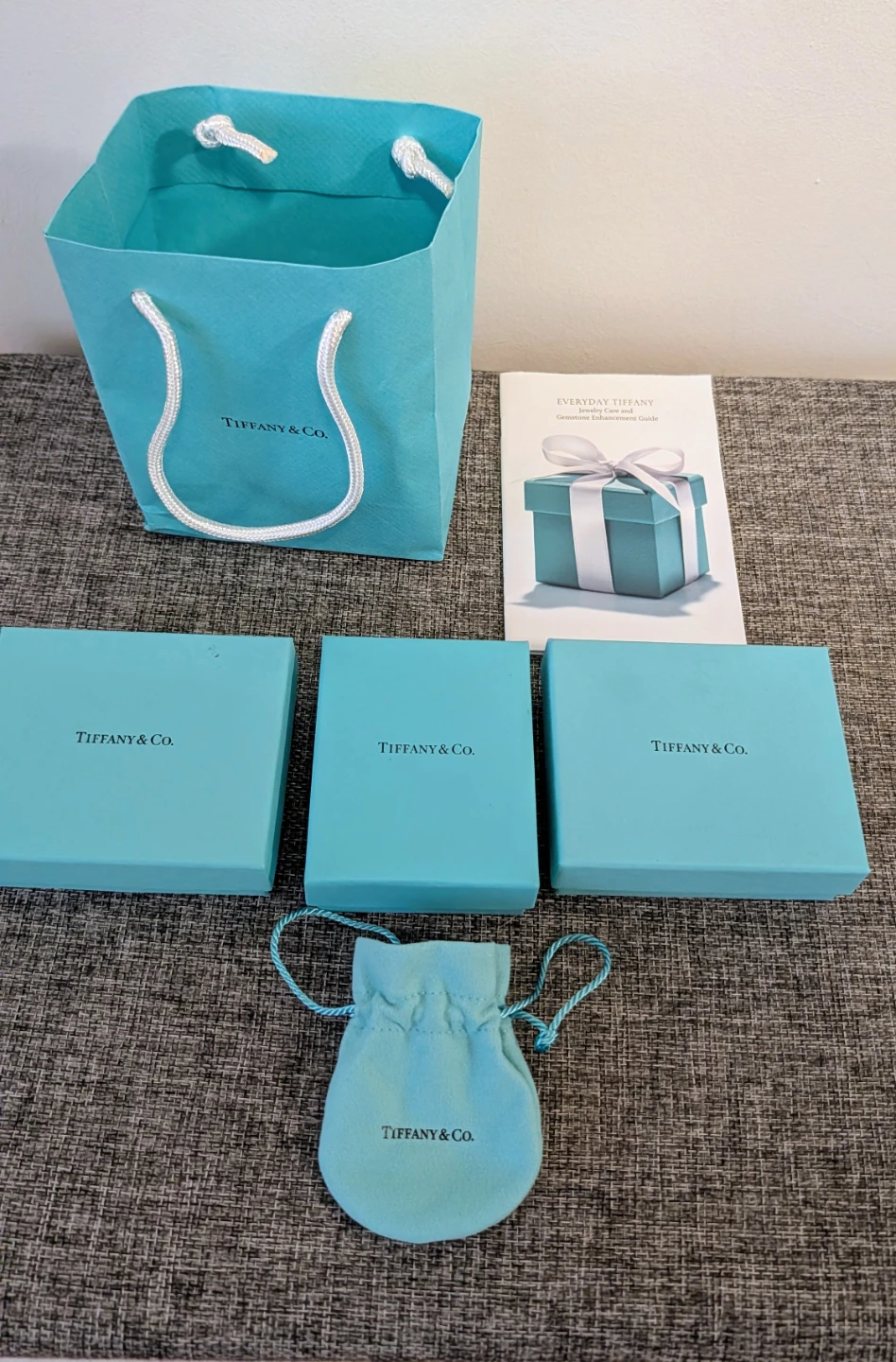 Tiffany & Co. Jewelry Boxes and Bag