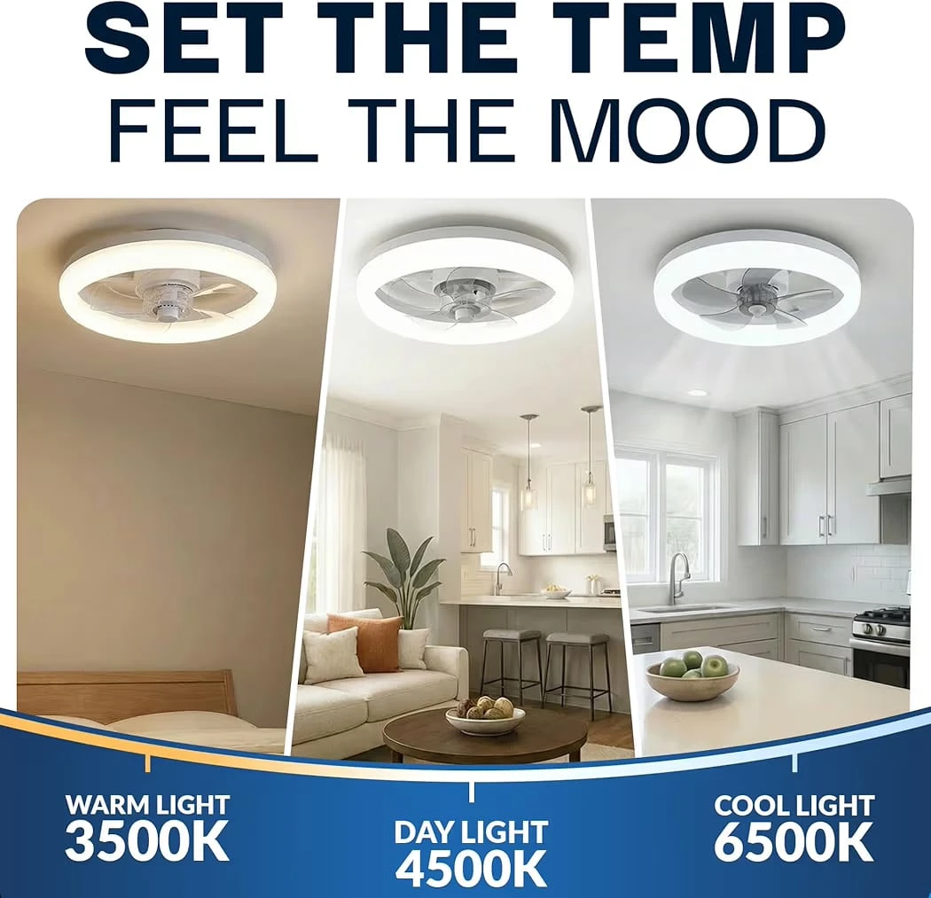 Bell+Howell 14 Inch Ceiling Fan with Light - photo 4