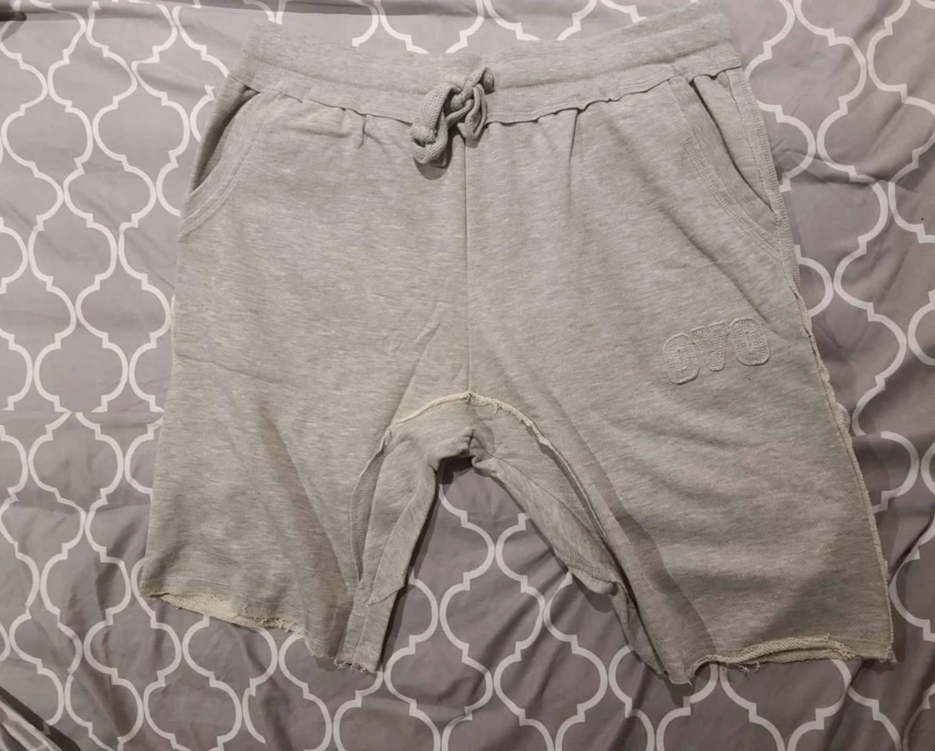 OVO Grey Sweatshirt and Shorts Set - photo 2