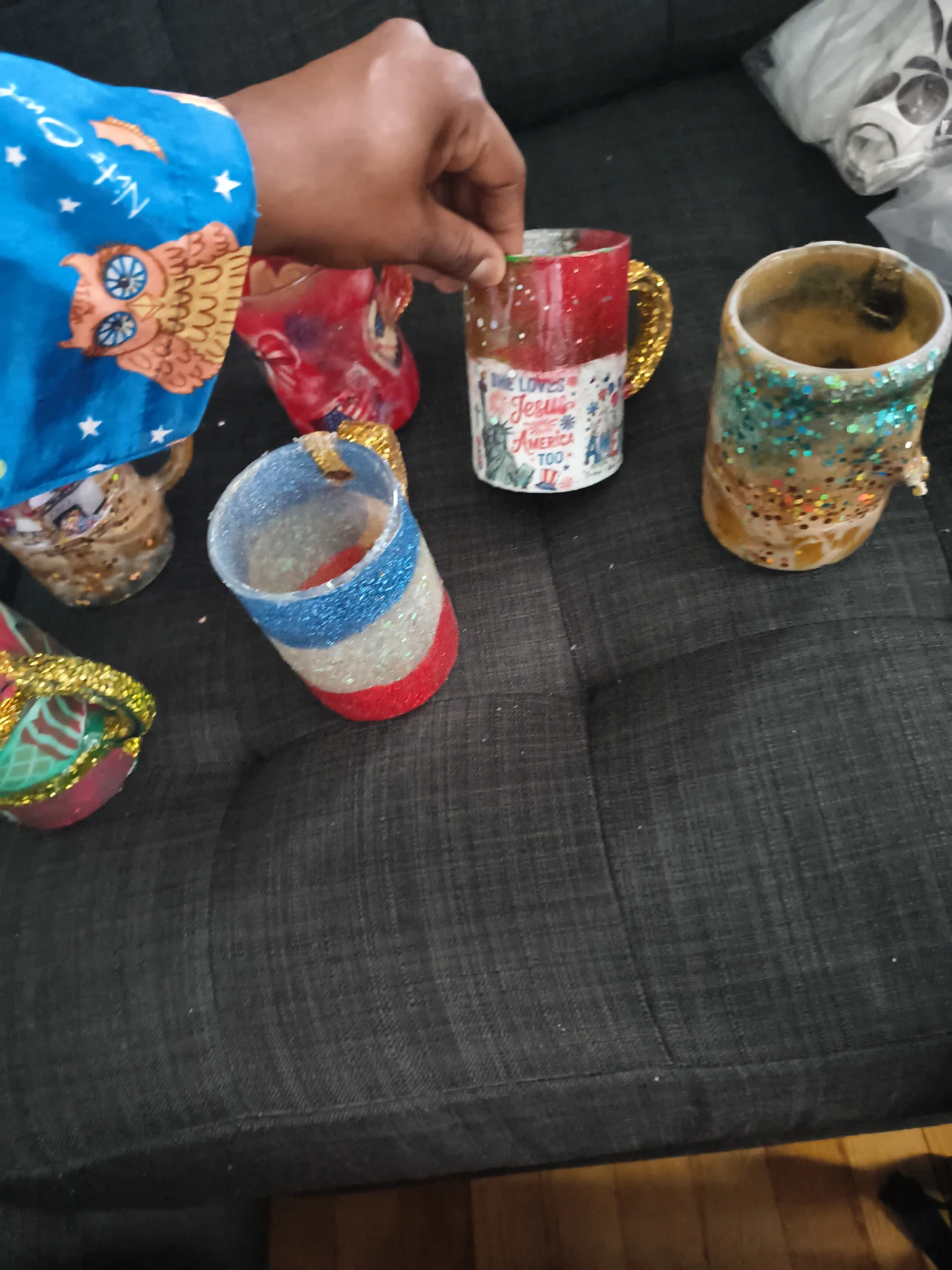 Handmade Glitter Mugs and Cups - photo 5
