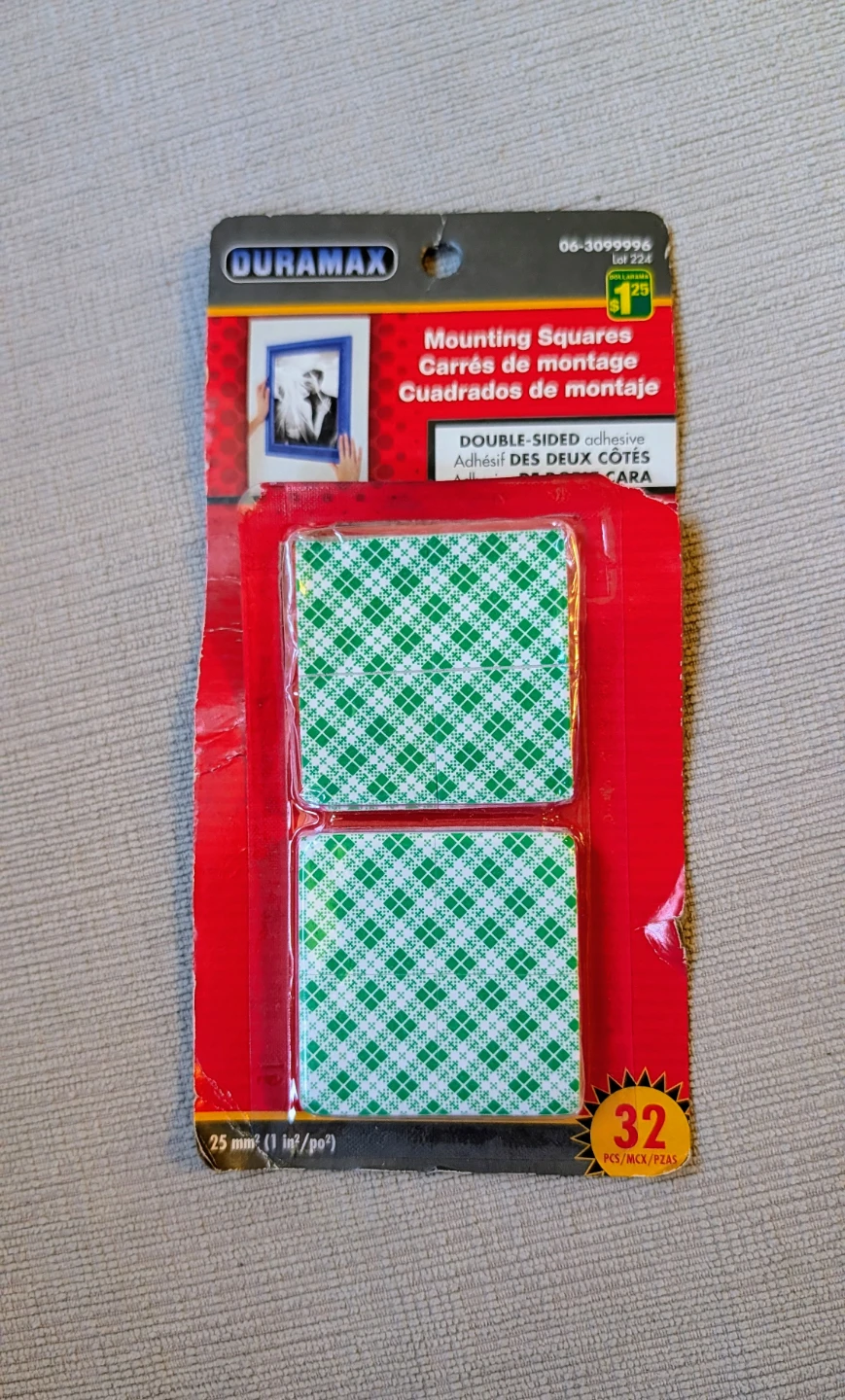 Duramax Double-Sided Mounting Squares (24 Pieces)