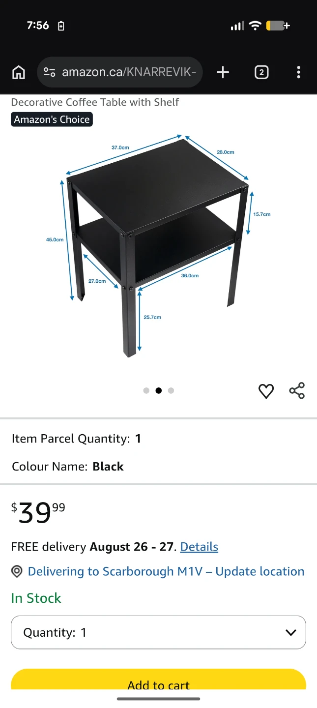 IKEA metal night stand - photo 3