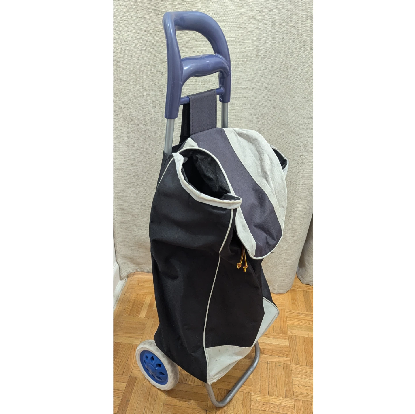 USED Compact Portable Folding Luggage Shopping Cart Trolley