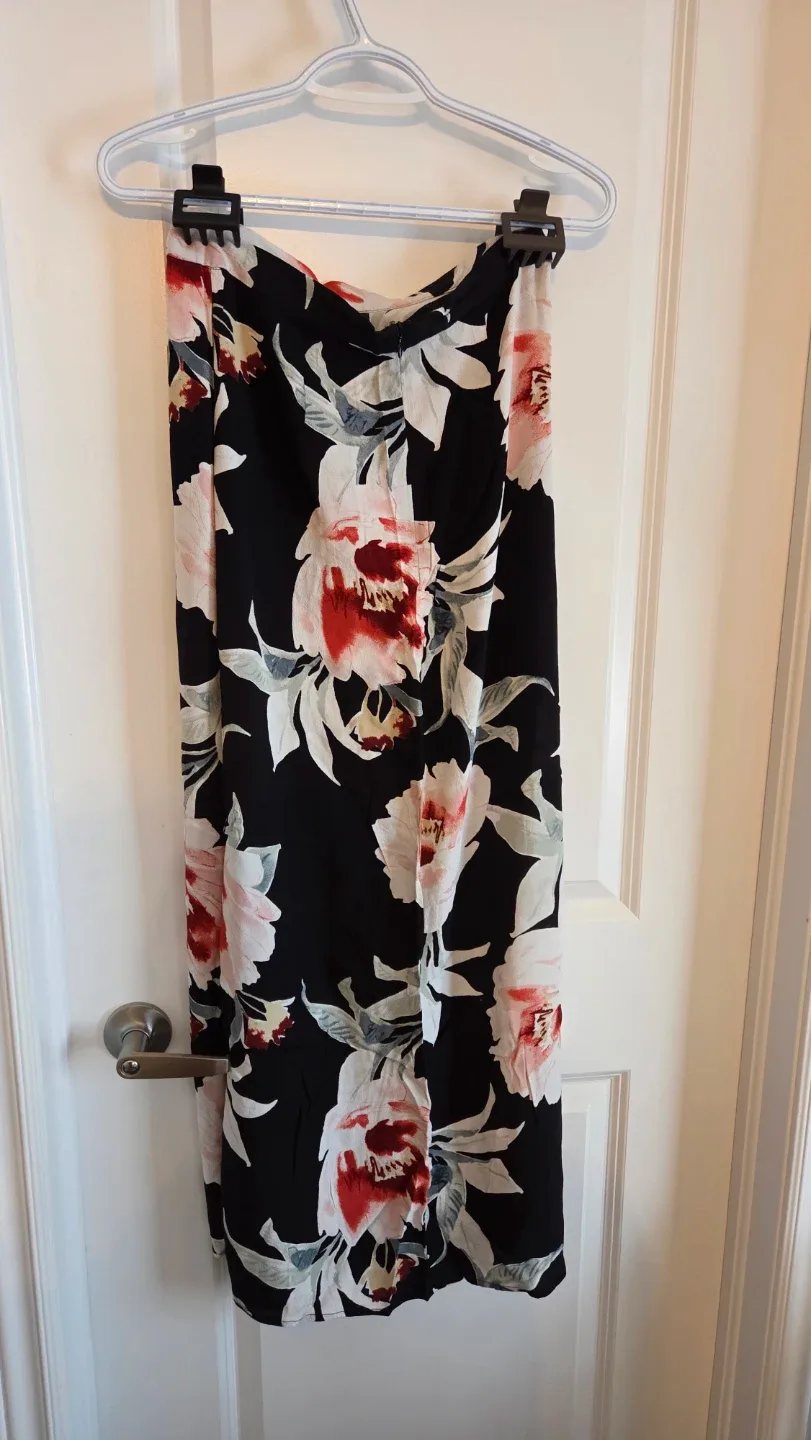 Black Floral Maxi Skirt - photo 2