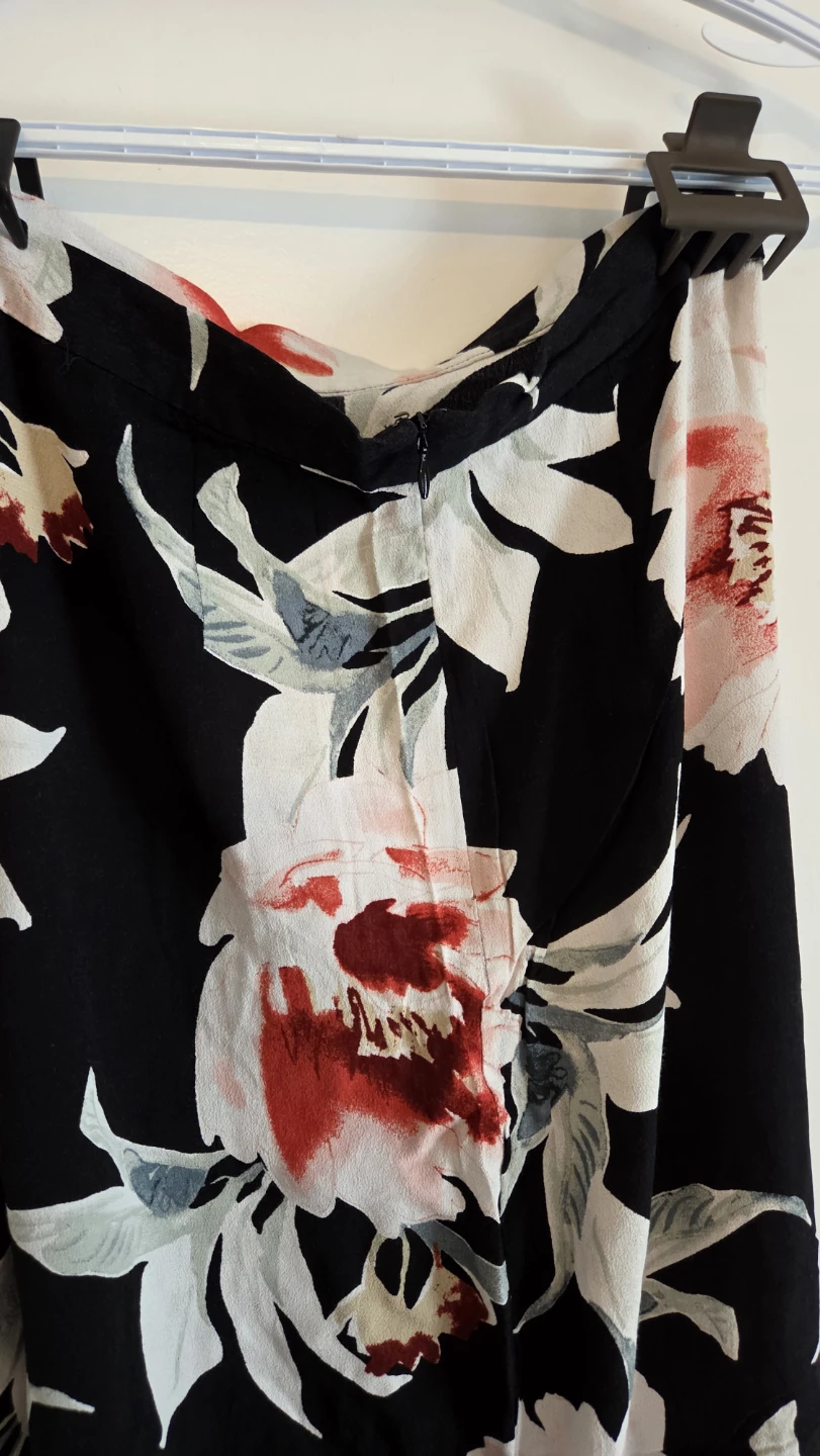 Black Floral Maxi Skirt - photo 3