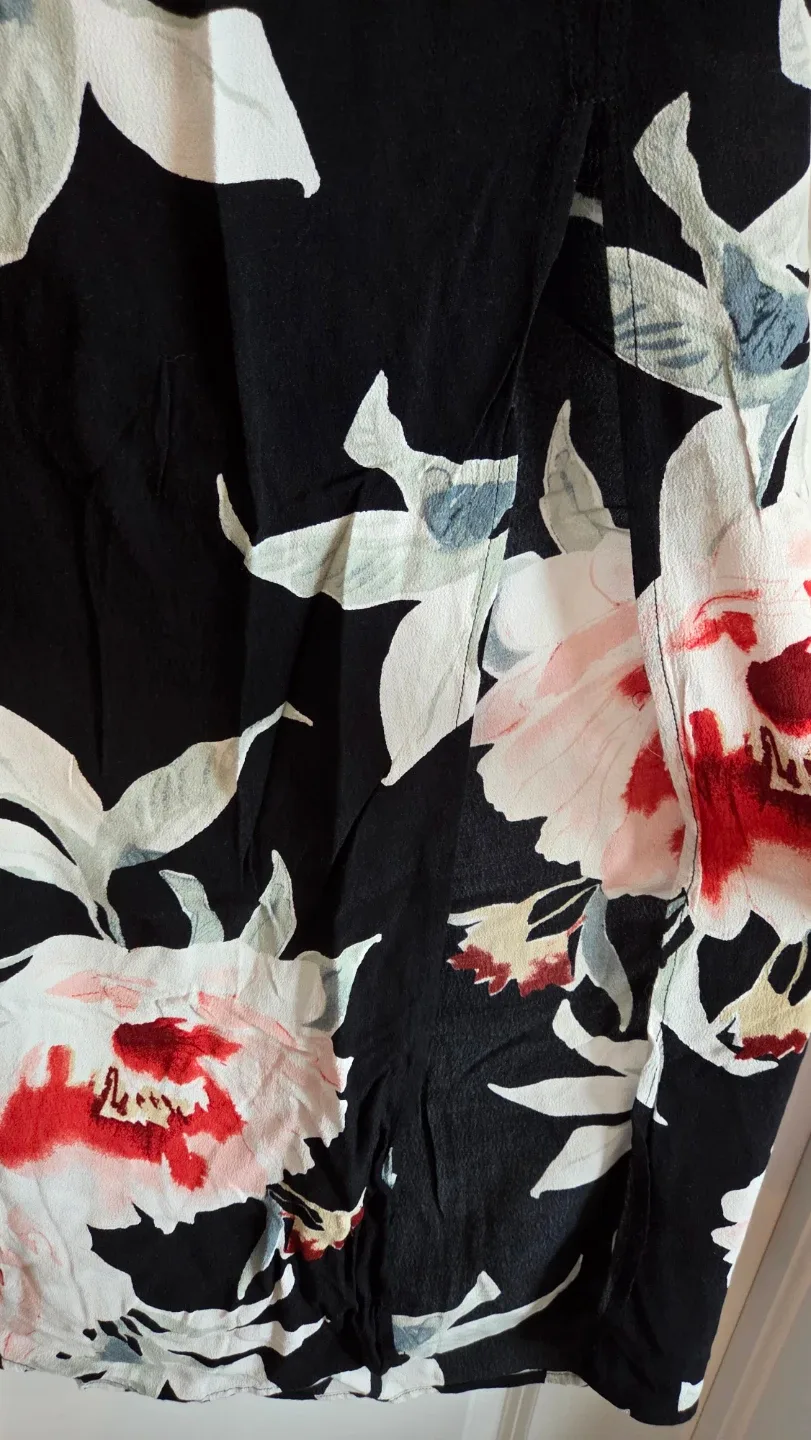 Black Floral Maxi Skirt - photo 4