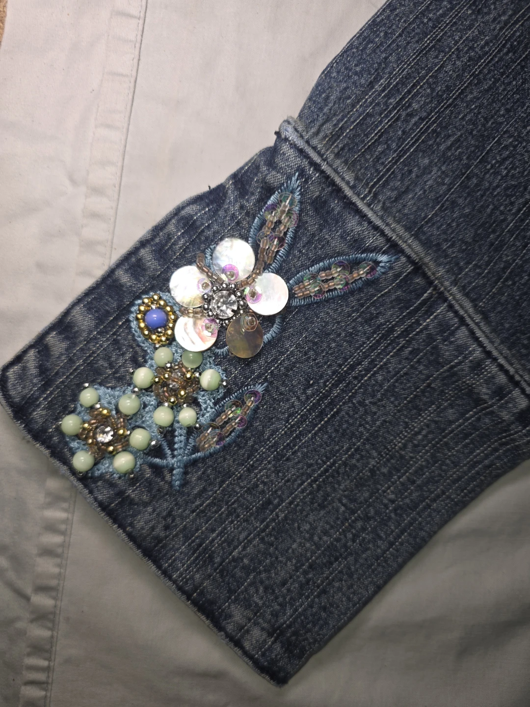 Style & Co. Embellished Denim Jacket - photo 4
