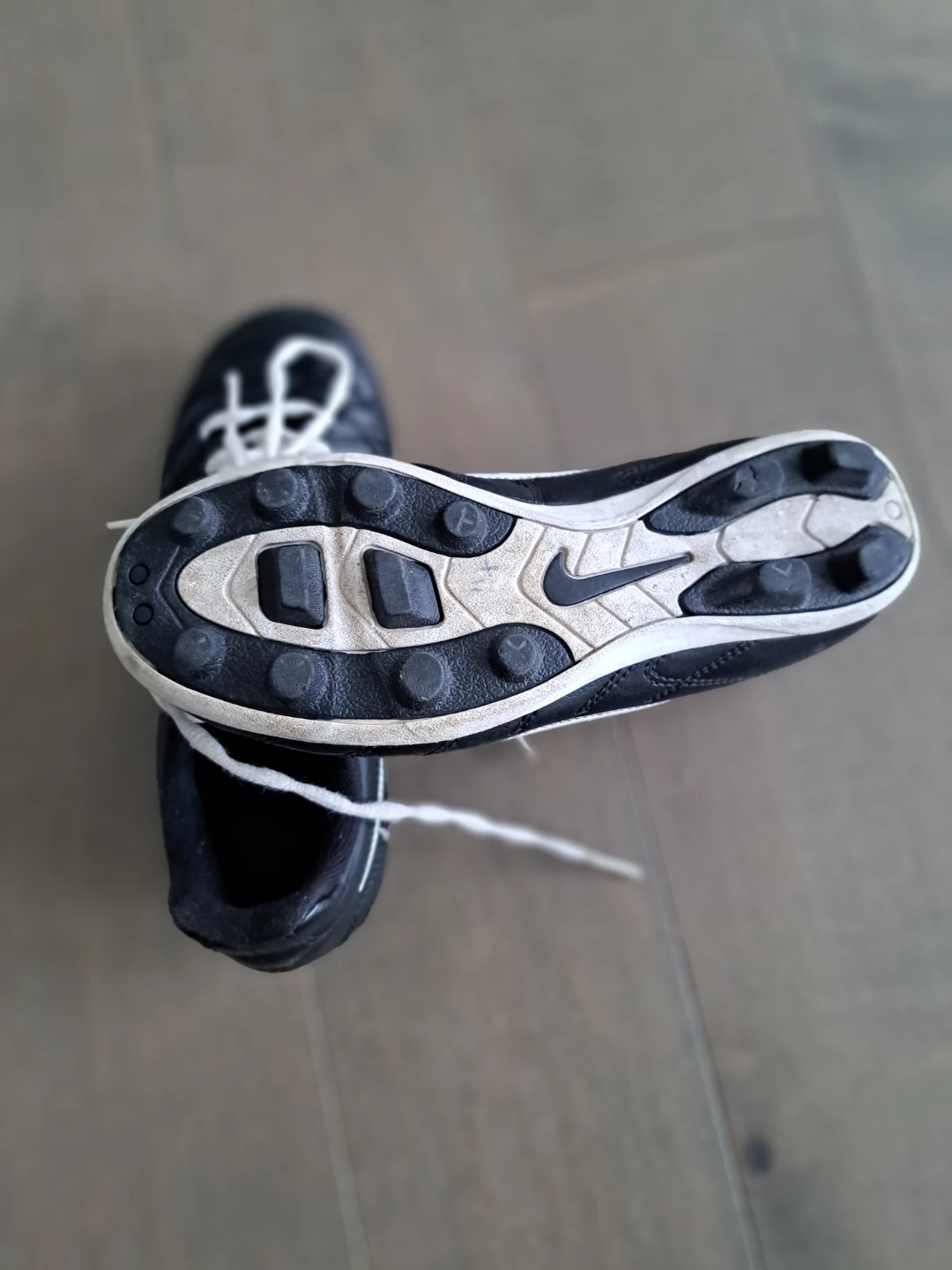 Nike Black Soccer Cleats, size 2