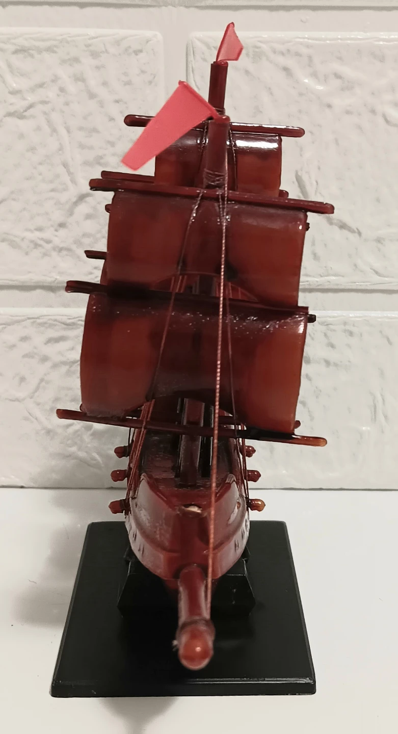 ⛵️Miniature Red Ship Aquarium Decoration⛵️ - photo 5