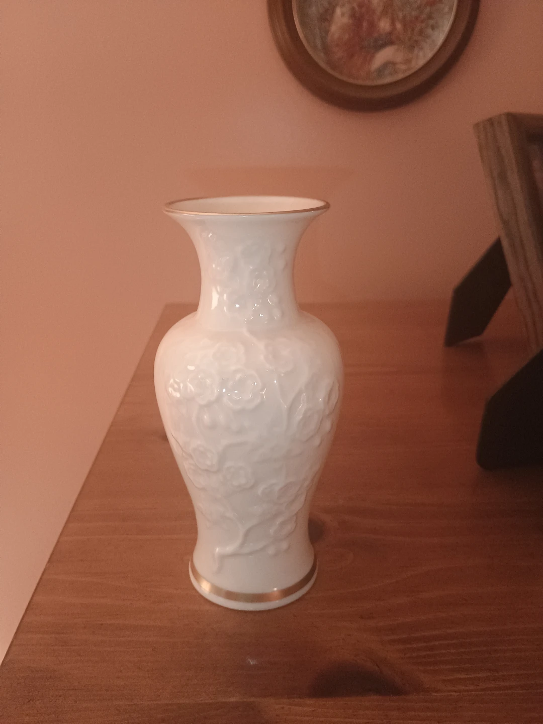 Vintage Lenox 24k Gold Trim Ming Blossom Vase