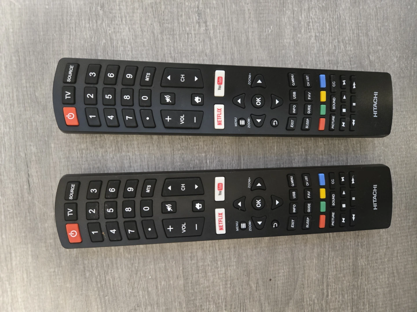 EUC/NEW HITACHI SMART TV REMOTE CONTROLS