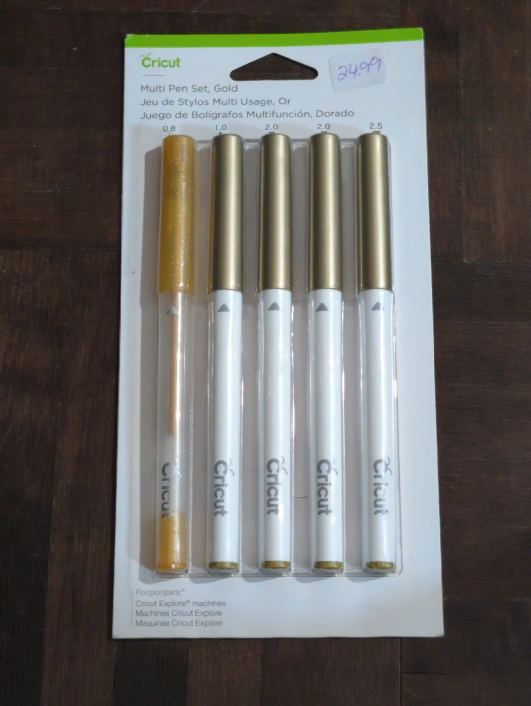 Cricut Multi Pen Set, Gold