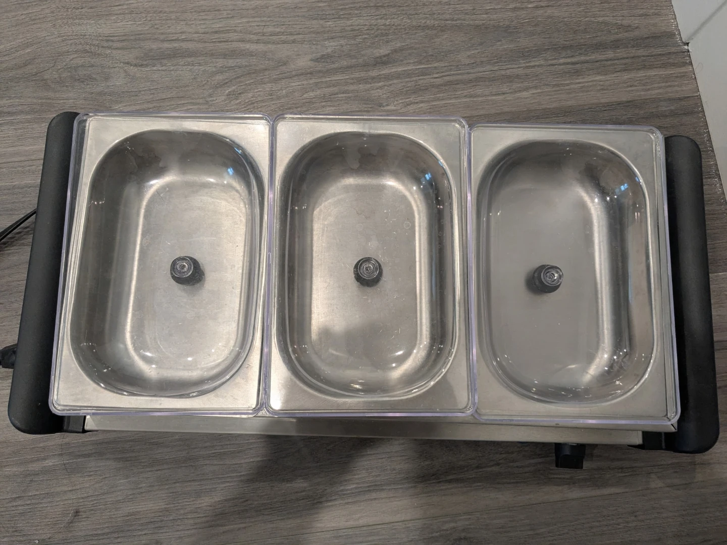 3-Compartment Food Warmer Chafer - photo 4