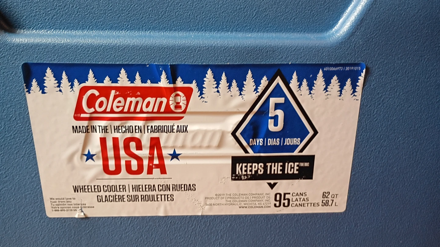 Coleman 62 quart cooler with wheels - photo 2