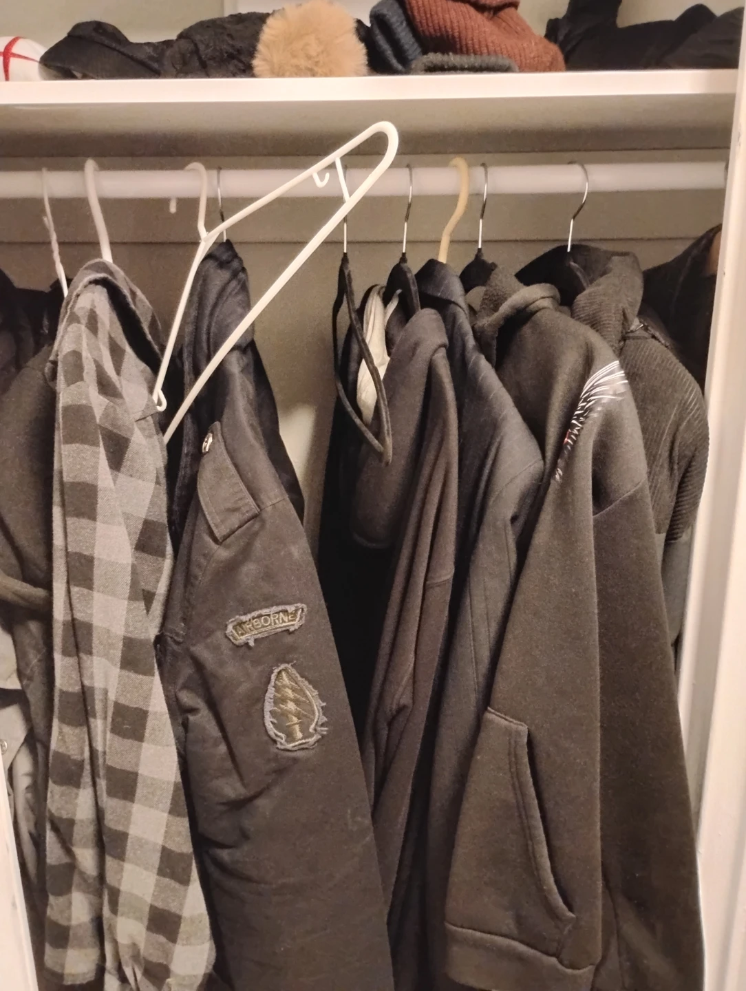Distressed Denim Jacket with Patches