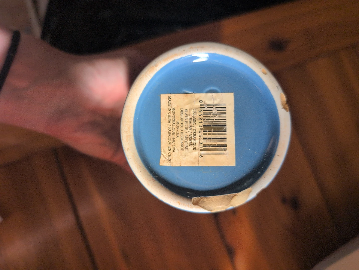 Light Blue Ceramic Vase - photo 3