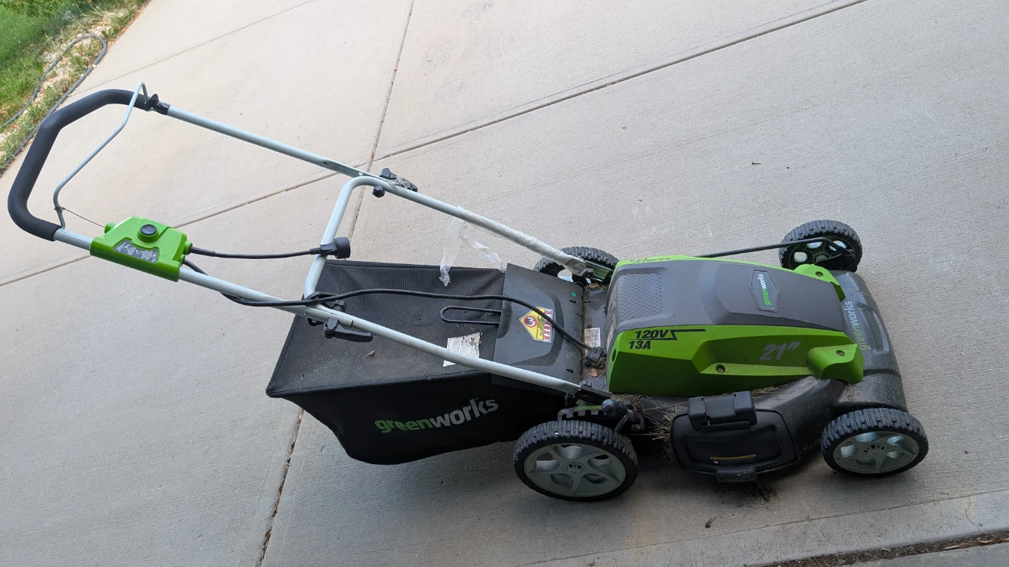 Greenworks 21" Electric Lawn Mower - photo 4