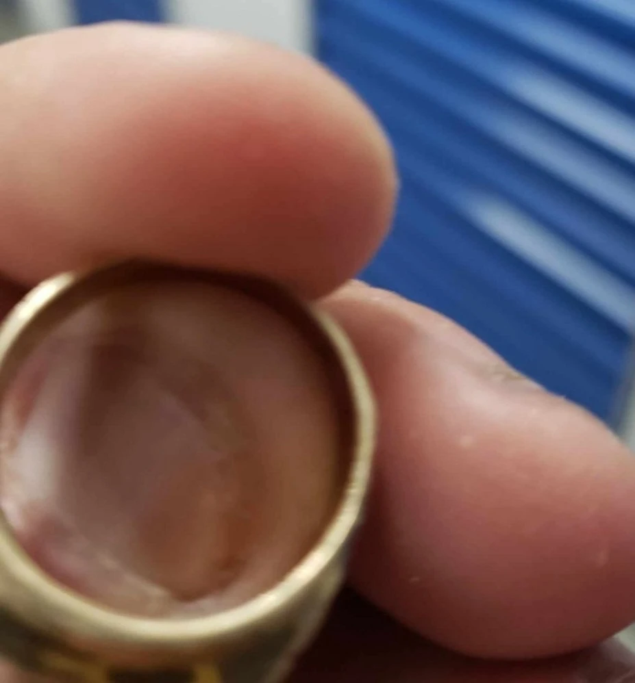 Gold Ring with Diamonds - photo 4